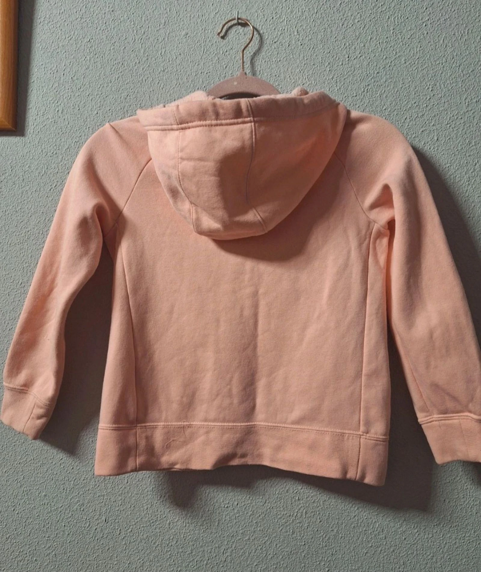 Suéter Nike rosa com capuz e zíper | T. S (8-9 anos) – photo 2